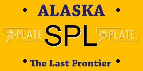 SPL Alaska License Plate
