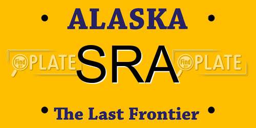 SRA Alaska License Plate