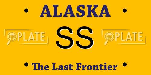 SS Alaska License Plate