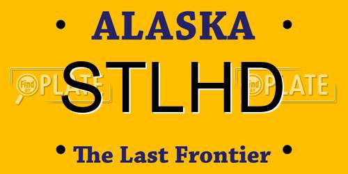 STLHD Alaska License Plate