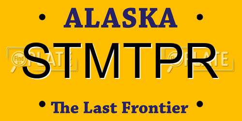 STMTPR Alaska License Plate
