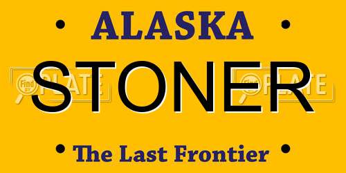 STONER Alaska License Plate