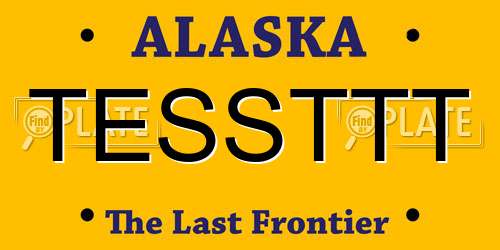 TESSTTT Alaska License Plate