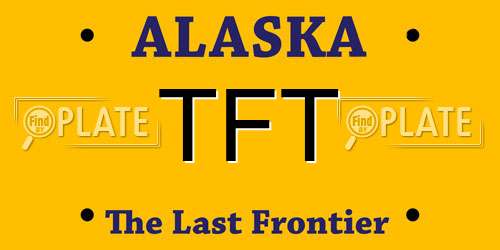 TFT Alaska License Plate