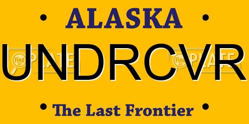 UNDRCVR Alaska License Plate