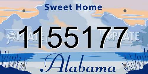1155177 Alabama License Plate