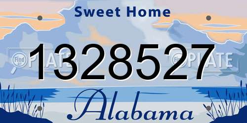 1328527 Alabama License Plate
