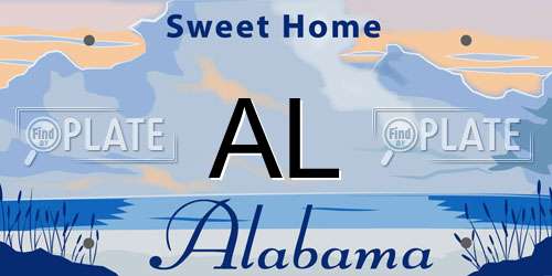 AL Alabama License Plate
