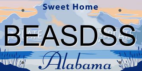 BEASDSS Alabama License Plate