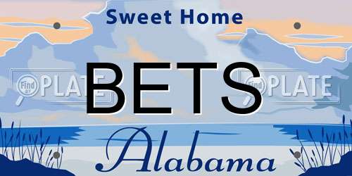 BETS Alabama License Plate