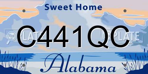 C441QC Alabama License Plate