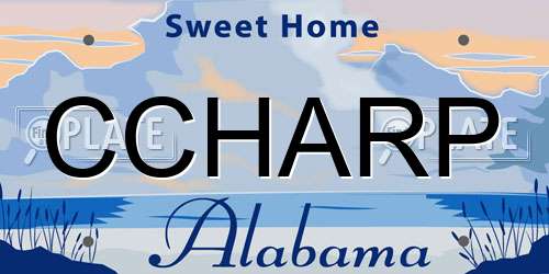 CCHARP Alabama License Plate