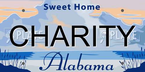 CHARITY Alabama License Plate