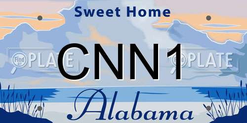 CNN1 Alabama License Plate