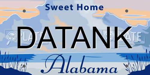 DATANK Alabama License Plate