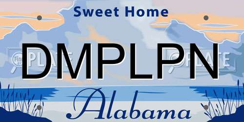 DMPLPN Alabama License Plate