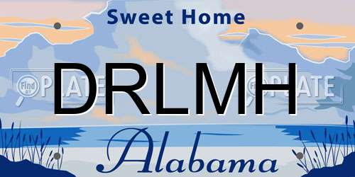 DRLMH Alabama License Plate