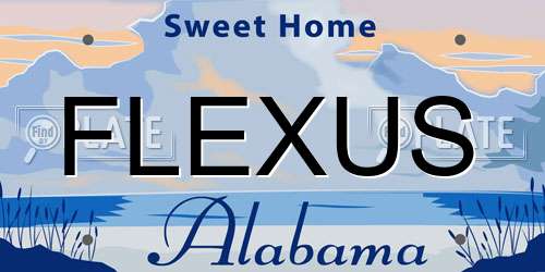 FLEXUS Alabama License Plate