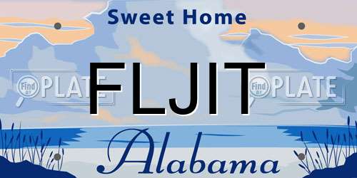 FLJIT Alabama License Plate