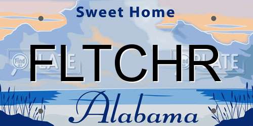 FLTCHR Alabama License Plate