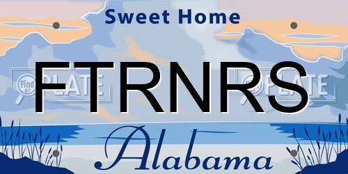 FTRNRS Alabama License Plate