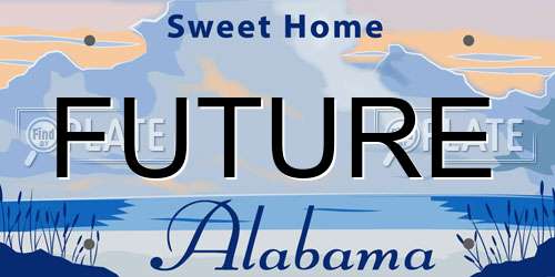 FUTURE Alabama License Plate