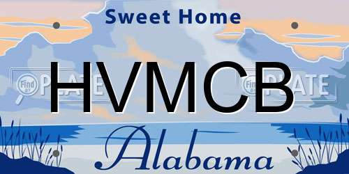 HVMCB Alabama License Plate