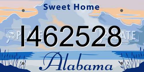 I462528 Alabama License Plate