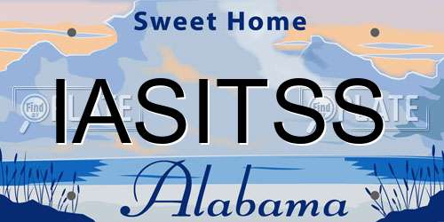 IASITSS Alabama License Plate