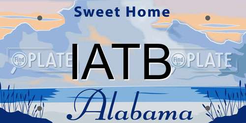 IATB Alabama License Plate