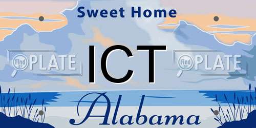 ICT Alabama License Plate
