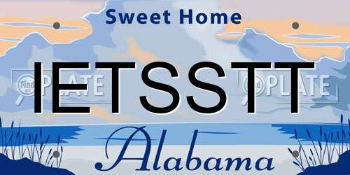 IETSSTT Alabama License Plate
