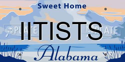 IITISTS Alabama License Plate