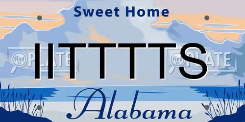 IITTTTS Alabama License Plate