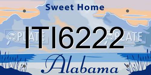 ITI6222 Alabama License Plate