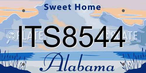 ITS8544 Alabama License Plate