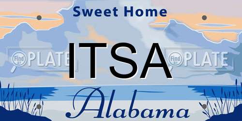 ITSA Alabama License Plate