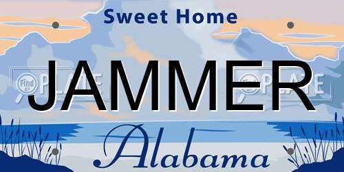 JAMMER Alabama License Plate