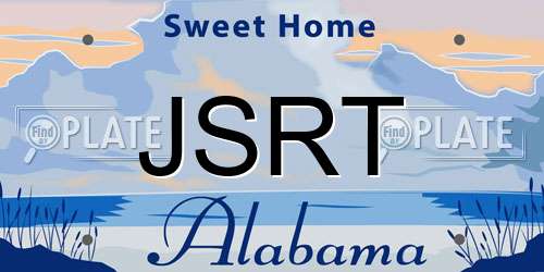 JSRT Alabama License Plate