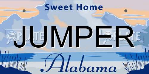 JUMPER Alabama License Plate