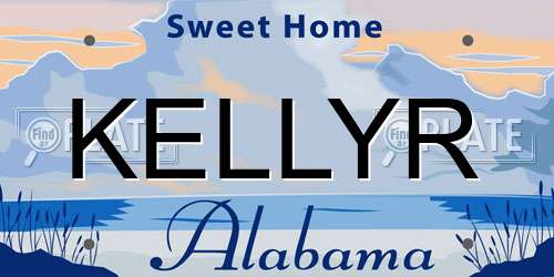 KELLYR Alabama License Plate