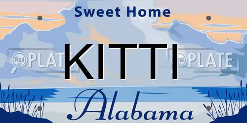 KITTI Alabama License Plate