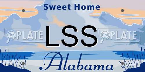 LSS Alabama License Plate