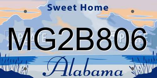 MG2B806 Alabama License Plate