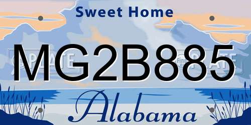 MG2B885 Alabama License Plate