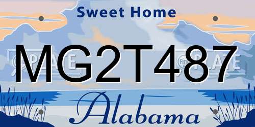 MG2T487 Alabama License Plate