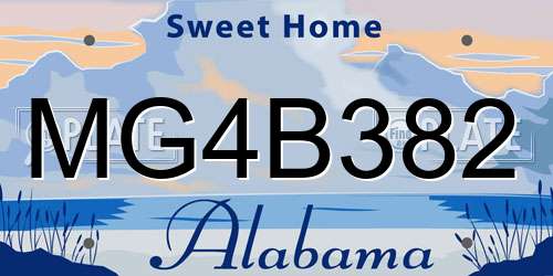 MG4B382 Alabama License Plate