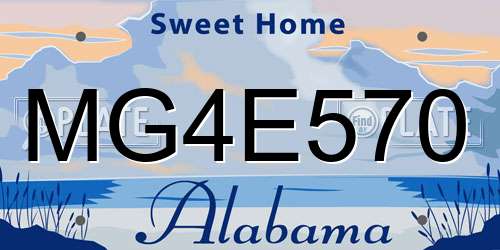 MG4E570 Alabama License Plate