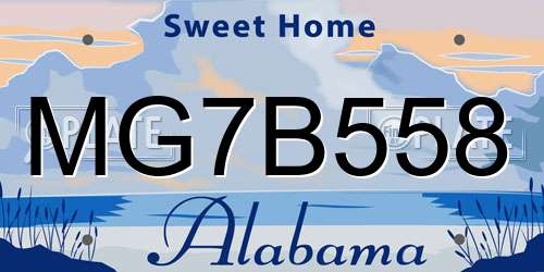 MG7B558 Alabama License Plate