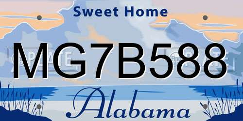 MG7B588 Alabama License Plate